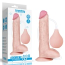 Dildo Squirt Extreme z pompką 25 cm - kolor nude - 1