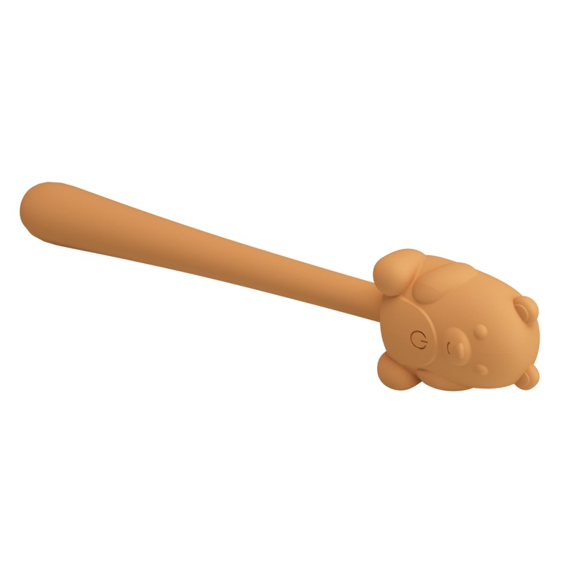 Masażer Cute Bear Flirting Stick - elastyczny wibrator silikonowy, 7 trybów, 2,4 cm × 13,35 cm - 6