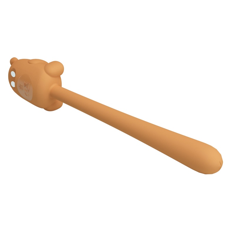 Masażer Cute Bear Flirting Stick - elastyczny wibrator silikonowy, 7 trybów, 2,4 cm × 13,35 cm - 7
