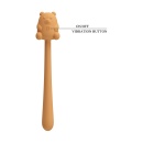 Masażer Cute Bear Flirting Stick - elastyczny wibrator silikonowy, 7 trybów, 2,4 cm × 13,35 cm - 9