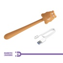 Masażer Cute Bear Flirting Stick - elastyczny wibrator silikonowy, 7 trybów, 2,4 cm × 13,35 cm - 10