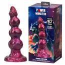 Dildo silikonowe Primal Beastlord 26 cm z żebrowaną teksturą - 1