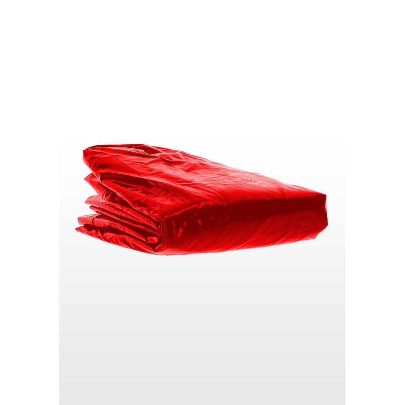 Wet Play King Size Bedsheet Red - 1