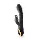 Wibrator króliczy Black Empire - 3 silniki, 10 trybów wibracji, długość 22,5 cm - 1