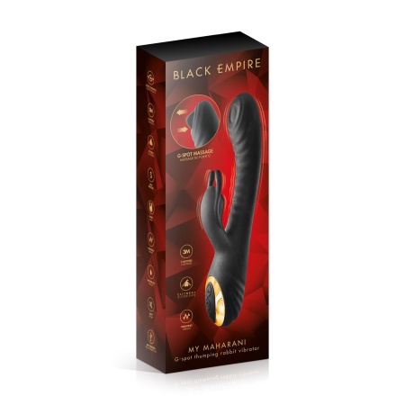 Wibrator króliczy Black Empire - 3 silniki, 10 trybów wibracji, długość 22,5 cm - 3