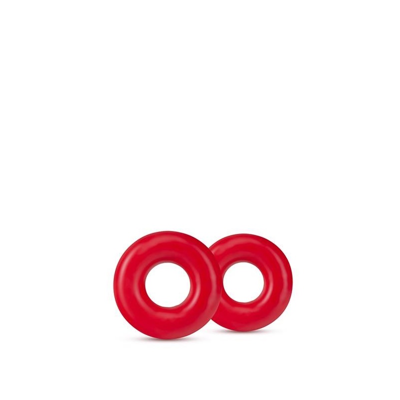 Pierścienie na penisa Stay Hard Donut Rings Oversized z TPE, 20% grubsze od standardowych, średnica wewnętrzna 1,7 cm - 2