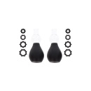 Nipple Enlargers with 8 Rings Black - 1