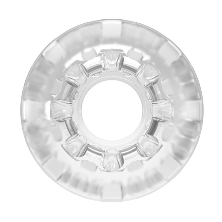 Masturbator Cary - dwustronny, transparentny - 4