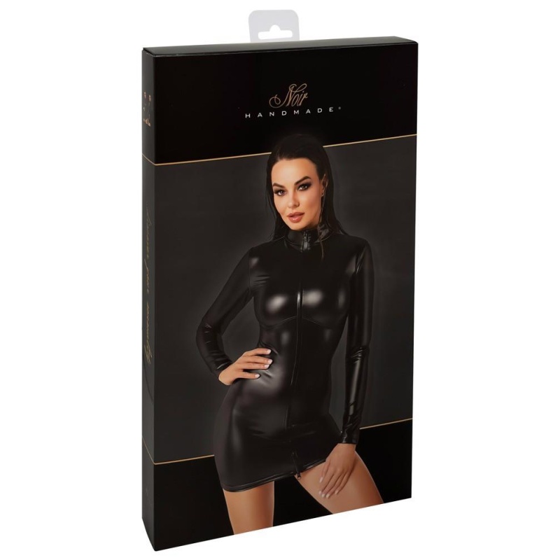 Noir Mini Dress S - 1
