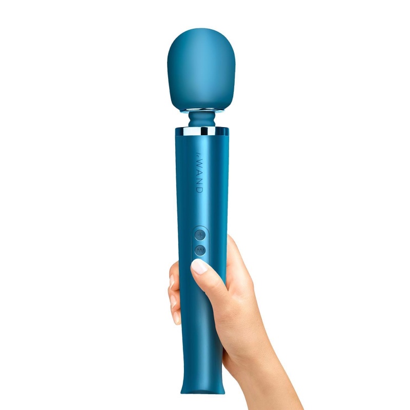 Masażer erotyczny Pacific Blue Rechargeable - 10 prędkości, 20 wzorców, wymiary 34,0 × 6,2 cm - 2