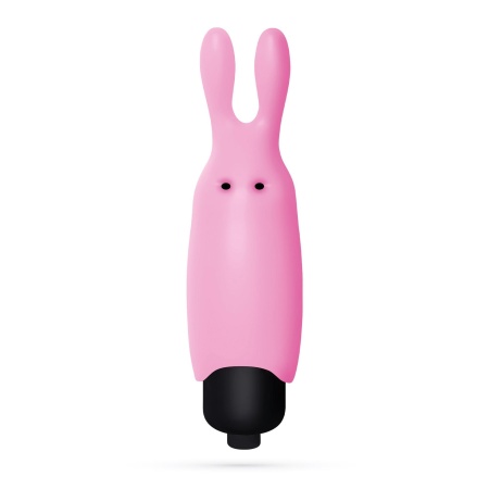 Wibrator O-Pet króliczek 8,8 cm pastelowy różowy - 1