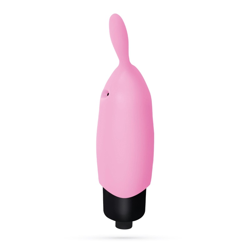 Wibrator O-Pet króliczek 8,8 cm pastelowy różowy - 2