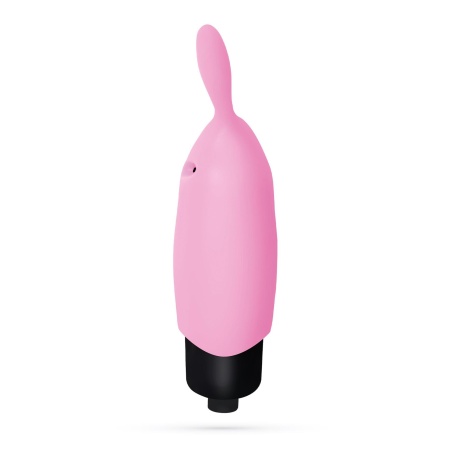 Wibrator O-Pet króliczek 8,8 cm pastelowy różowy - 2