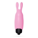 Wibrator O-Pet króliczek 8,8 cm pastelowy różowy - 3