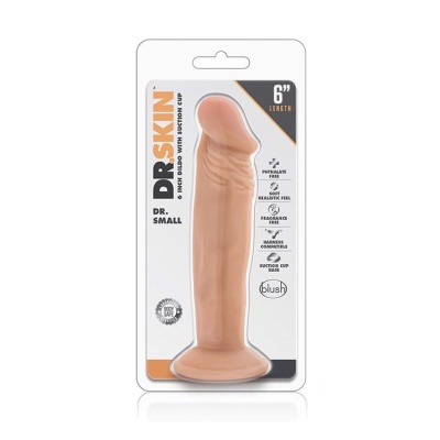 Dildo realistyczne Dr. Small 6 cali z przyssawką - 16,5 cm (15,2 cm insertowalne) - 1