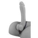 Pierścień na penisa z korkiem analnym Ass-Gasm – silikon medyczny, pierścień 4,5 cm, długość 12 cm - 6