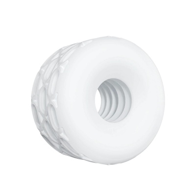 Pierścień erotyczny 4-in-1 Flow Ring z wewnętrznymi spiralnymi żebrami (śr. wewn. 3,5 cm) - 1