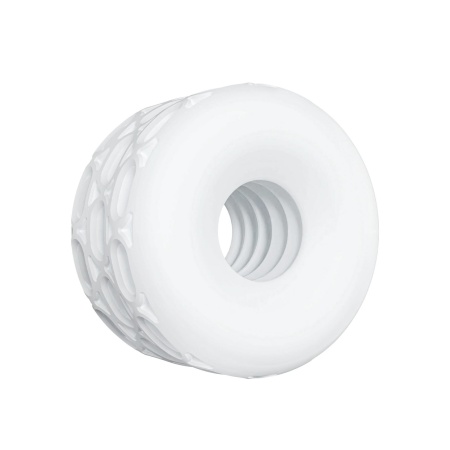Pierścień erotyczny 4-in-1 Flow Ring z wewnętrznymi spiralnymi żebrami (śr. wewn. 3,5 cm) - 1