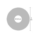 Pierścień erotyczny 4-in-1 Flow Ring z wewnętrznymi spiralnymi żebrami (śr. wewn. 3,5 cm) - 4
