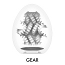 Masturbator Egg Gear HB ze strukturą kół zębatych, 7 cm (rozciągliwy do ok. 30 cm) - 4