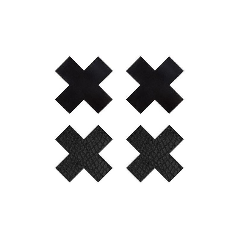 PEEKABOO PASTIES CLASSIC BLACK X - 2