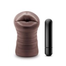 Stroker wibrujący Enlust Krystal z TPE X5® Plus, kanał otwarty z wbudowanym bulletem, 12,7 cm - 2