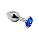 Mini Metal Butt Plug M blue - 1
