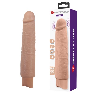 Realistyczny wibrator dildo Soren, 10 trybów wibracji, USB-C, TPE - wymiary wg specyfikacji - 1