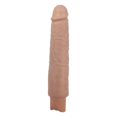 Realistyczny wibrator dildo Soren, 10 trybów wibracji, USB-C, TPE - wymiary wg specyfikacji - 1 2