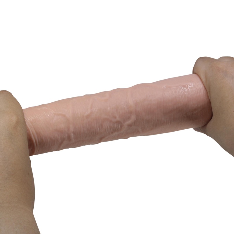 Realistyczny wibrator dildo Soren, 10 trybów wibracji, USB-C, TPE - 8