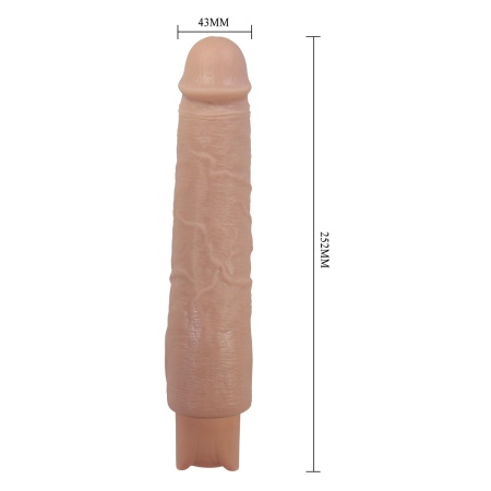 Realistyczny wibrator dildo Soren, 10 trybów wibracji, USB-C, TPE - 9