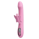 Wibrator króliczek Bella Pink BW-500110 z wyświetlaczem LED, 9 trybami wibracji i 4 trybami stymulacji tapping, długość 24 cm - 8