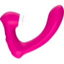 Stymulator silicone 2*9 vibration function Rose Red - 1