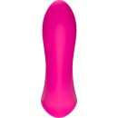 Stymulator silicone 2*9 vibration function Rose Red - 3