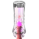 Masturbator ViewTube XXL See-Thru EZ-Grip LED z przezroczystą komorą, 27,3 cm - 4