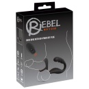 Pierścień erekcyjny z wibrującym stymulatorem prostaty Rebel RC Prostate - podwójny pierścień i stymulator krocza, 9,5 cm - 1
