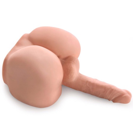 Masturbator PDX DT Interactive Bad Boy z głośnikiem hi-fi, wibracją i kanałem nubby, 12 cm - 2