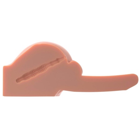 Masturbator PDX DT Interactive Bad Boy z głośnikiem hi-fi, wibracją i kanałem nubby, 12 cm - 7