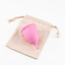Kubeczek menstruacyjny Crushious Minerva XS – silikonowy, dla początkujących, z woreczkiem i płynem do czyszczenia - 5