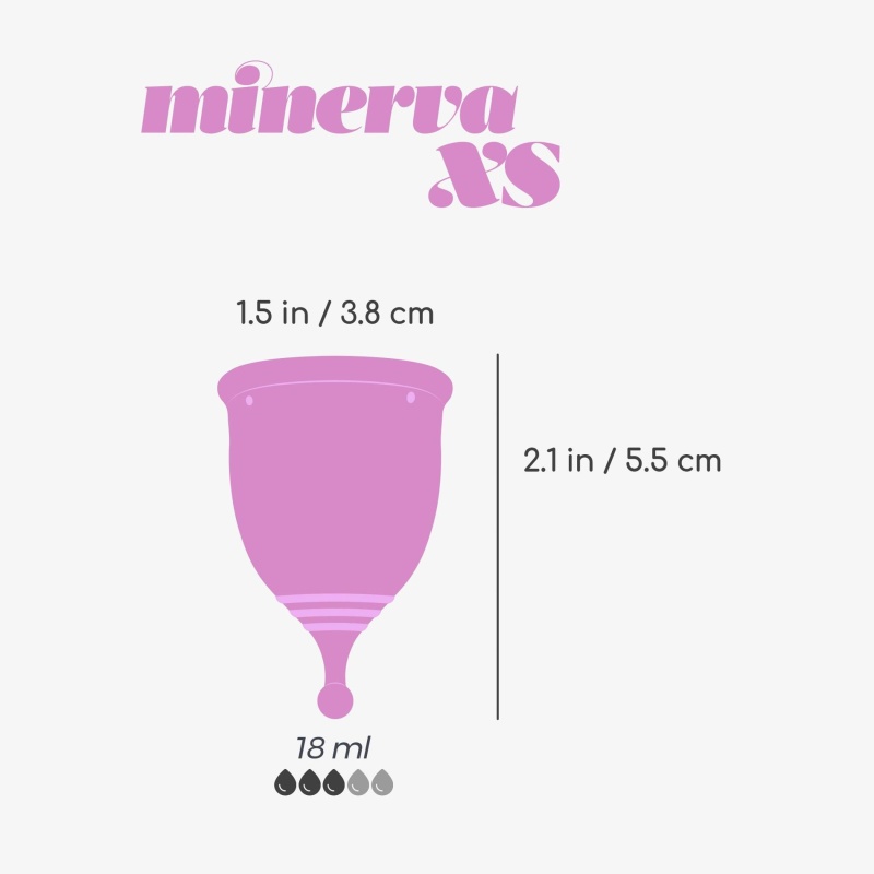 Kubeczek menstruacyjny Crushious Minerva XS – silikonowy, dla początkujących, z woreczkiem i płynem do czyszczenia - 11