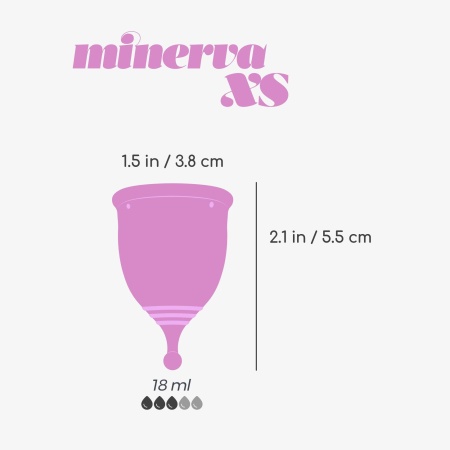 Kubeczek menstruacyjny Crushious Minerva XS – silikonowy, dla początkujących, z woreczkiem i płynem do czyszczenia - 11
