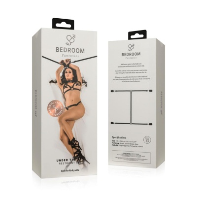 Bedroom Fantasies - Under the bed Restraint Bondage Set Black - 1