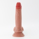Dildo silikonowe Inviktus 7 - 19 cm, kolor cielisty - 2