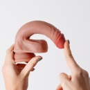 Dildo silikonowe Inviktus 7 - 19 cm, kolor cielisty - 6