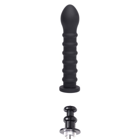 Dildo Easy-Lock żebrowane 19 cm - 3