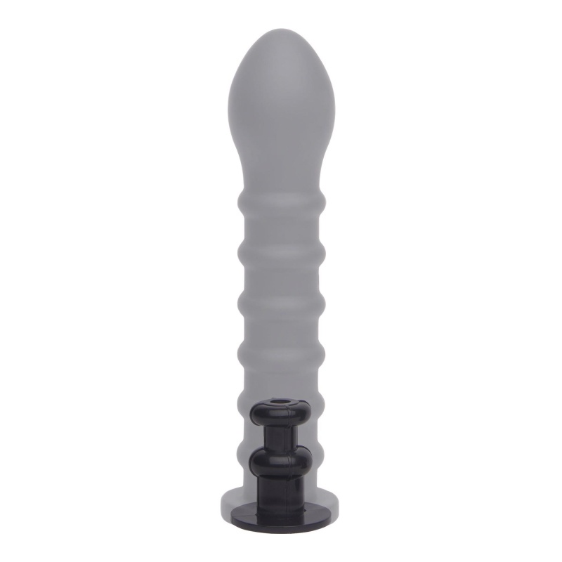 Dildo Easy-Lock żebrowane 19 cm - 4