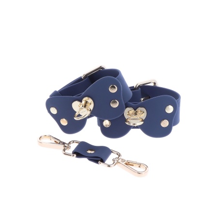 Silicone Wrist Cufs Set Blue - 10