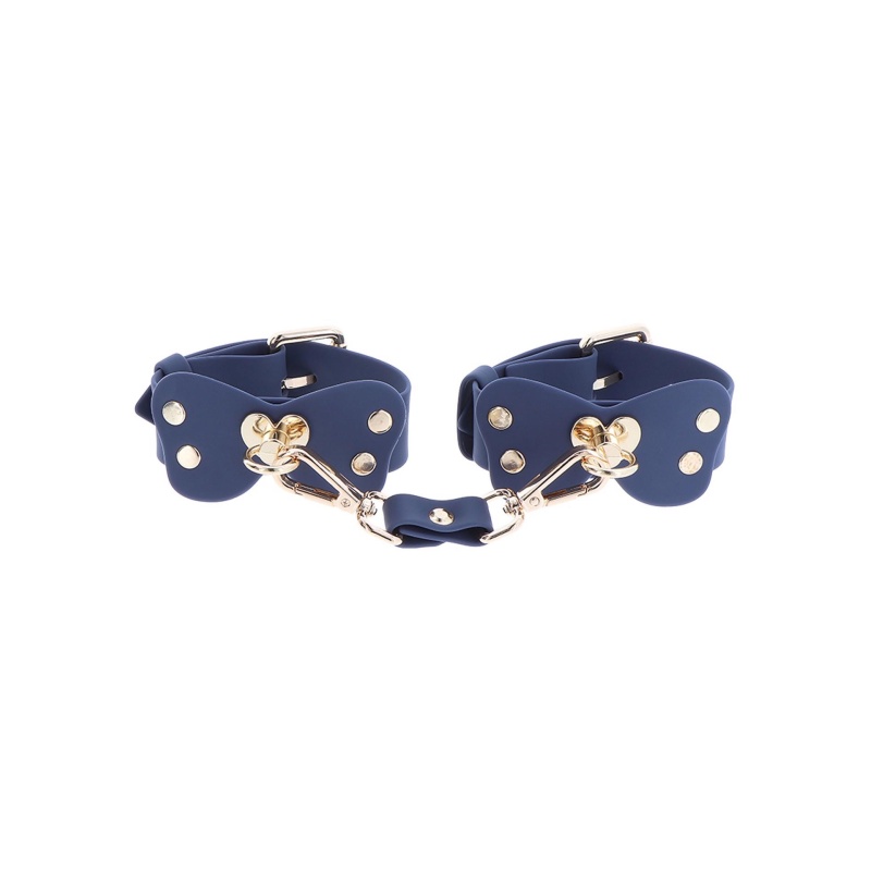 Silicone Wrist Cufs Set Blue - 11