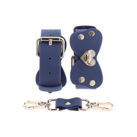 Silicone Wrist Cufs Set Blue - 12