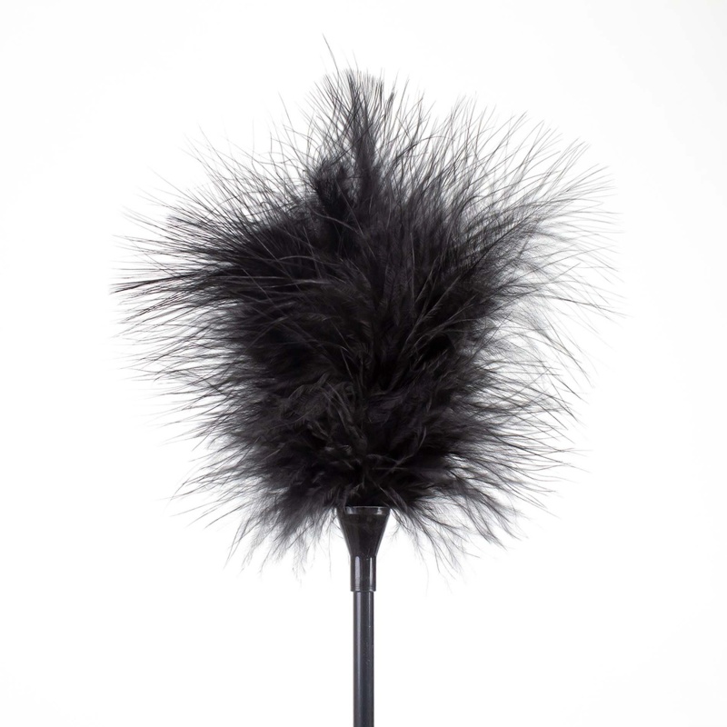 BLACK FEATHER TICKLER & WHIP - 2